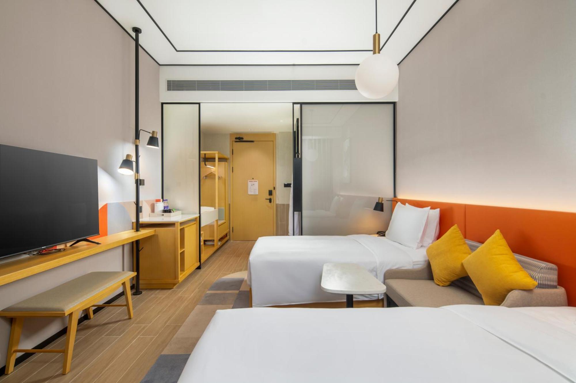 Hilton Garden Inn Shenzhen Airport,Enjoy 24-Hour One Way Free Delivery From Hotel To Shenzhen Baoan Airport On The Hour Šen-čen Exteriér fotografie